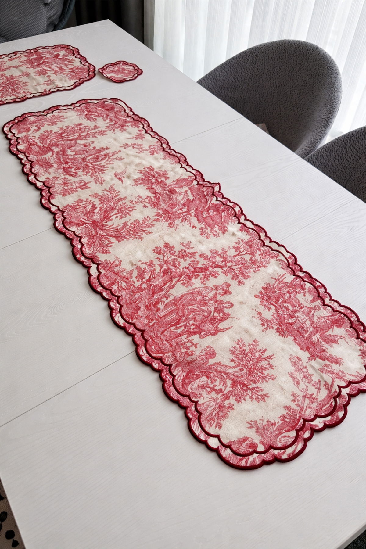 Okyanus Keten Amerikan Servis Takımı 19 Parça Bordo - 3