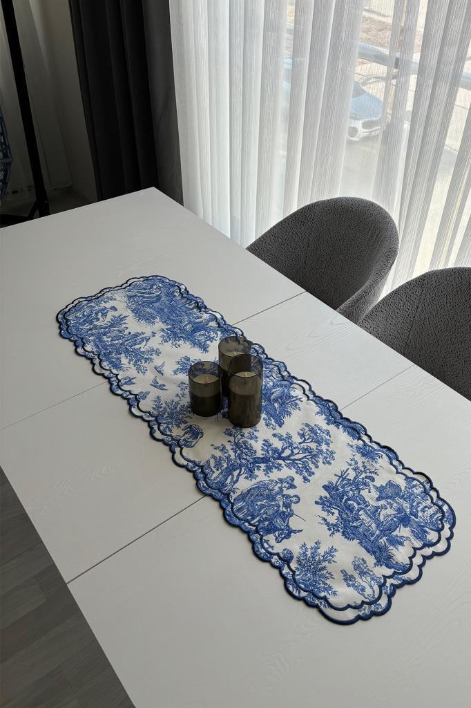 Okyanus Keten Amerikan Servis Takımı 19 Parça Mavi - 3