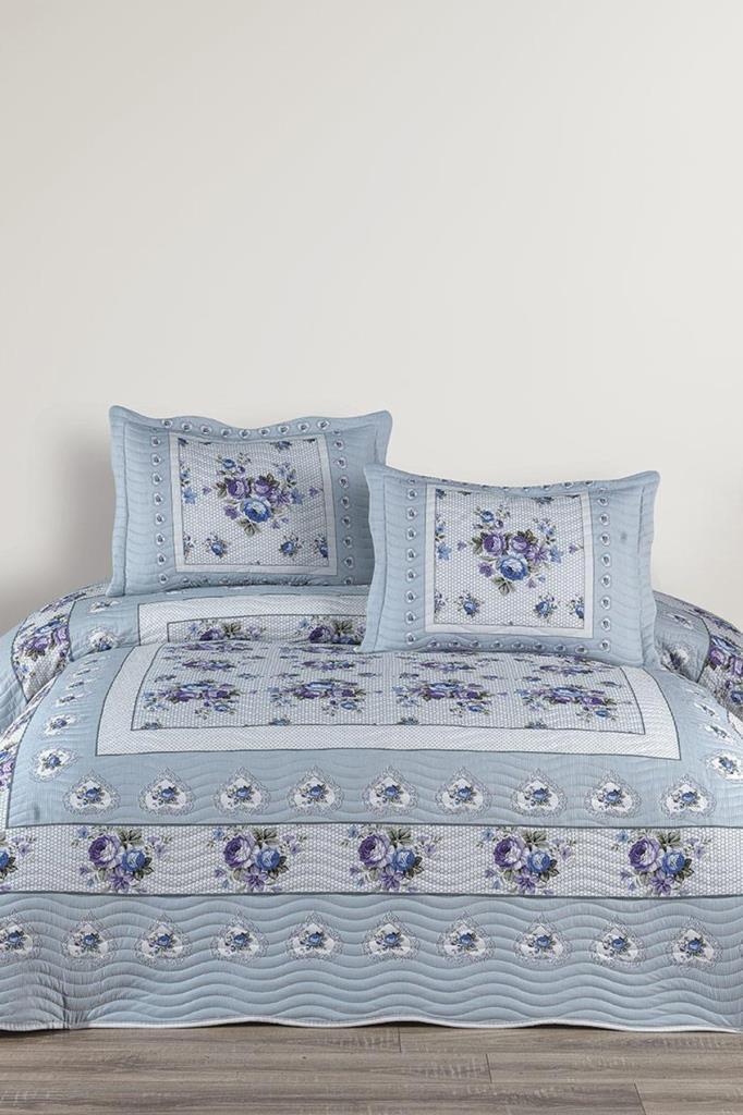 Orenda Baskılı Kapitoneli Çift Kişilik Yatak Örtüsü - 1