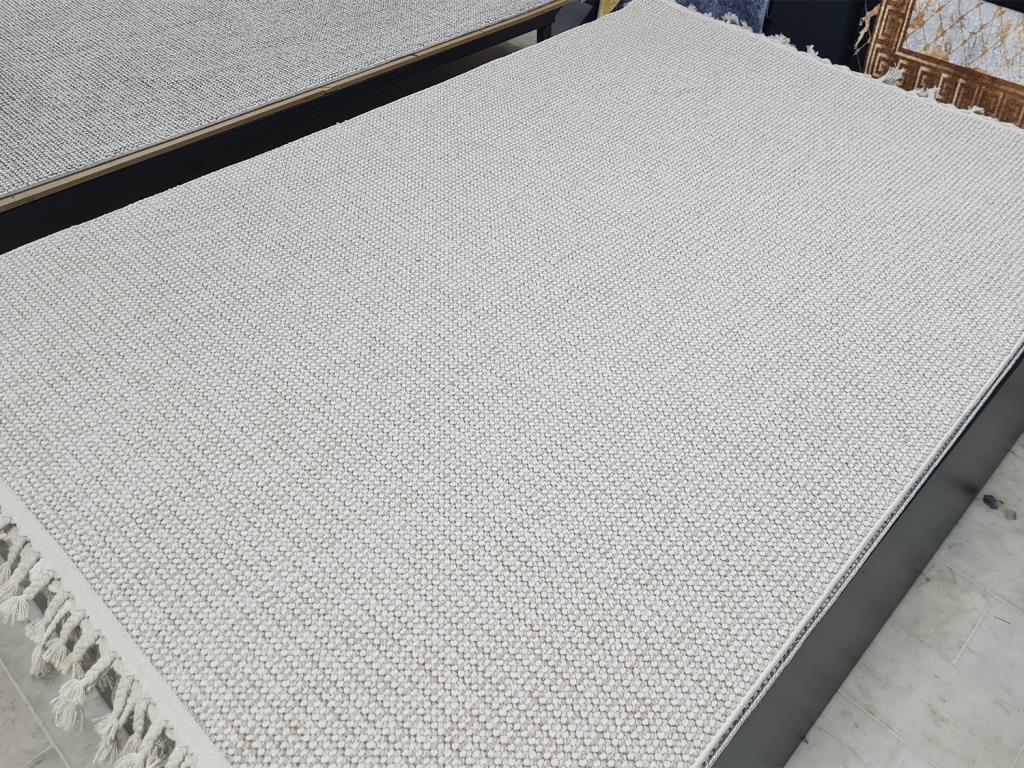 Otantik Krem Bej Dikdörtgen Halı 160x230cm - 1