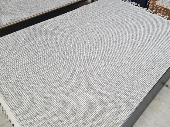 Otantik Krem Gri Dikdörtgen Halı 160x230cm - Çeyiz Diyarı