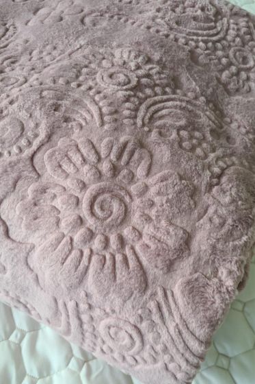 Padişah Çift Kişilik Tek Battaniye Gül Kurusu - Hobby (1)