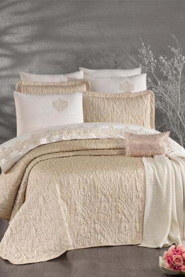 Pamira Çeyiz Paketi 11 Parça Cappucino - Çeyiz Diyarı