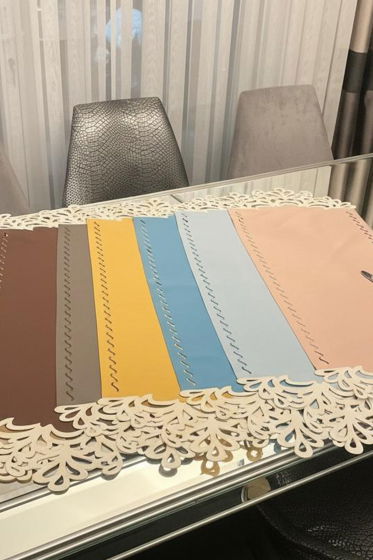 Papatya Desenli Aplikeli Runner 40x100 cm - Çeyiz Diyarı (1)