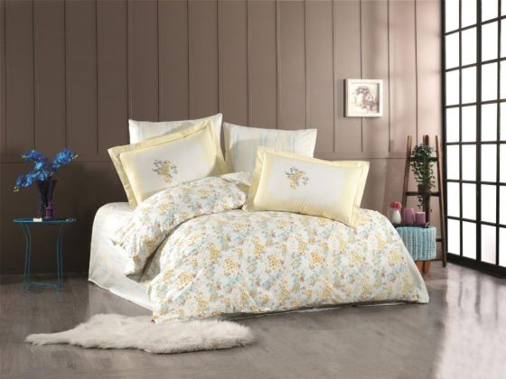 Perla Çift Kişilik Pike Takımı Sarı - Hobby (1)