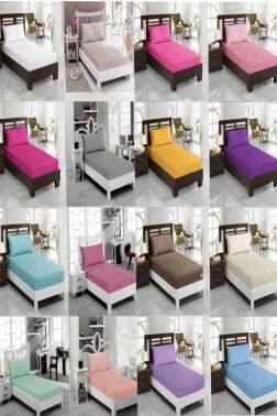 Perla Tek Kişilik Lastikli Çarşaf Takımı - 1