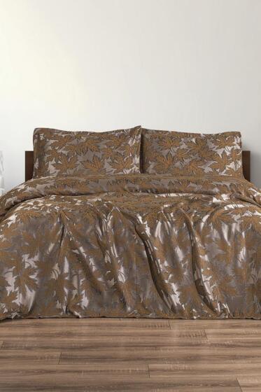 Plane 3 Parça Çift Kişilik Pike Takımı 230x250 Kahve - Çeyiz Diyarı