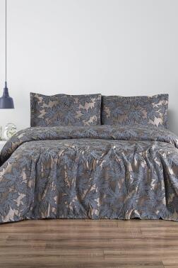 Plane 3 Parça Çift Kişilik Pike Takımı 230x250 Mavi - 1