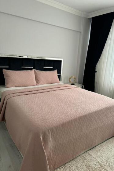 Powderlove 3 Parça Çift Kişilik Yatak Örtüsü 235x250 cm - Çeyiz Diyarı (1)