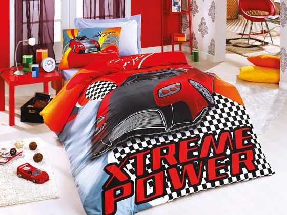 Power %100 Pamuk Tek Kişilik Nevresim Takımı - Çeyiz Diyarı