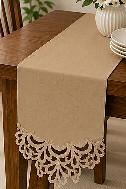 Queen Keten Aplikeli Runner 40x120 cm - 2