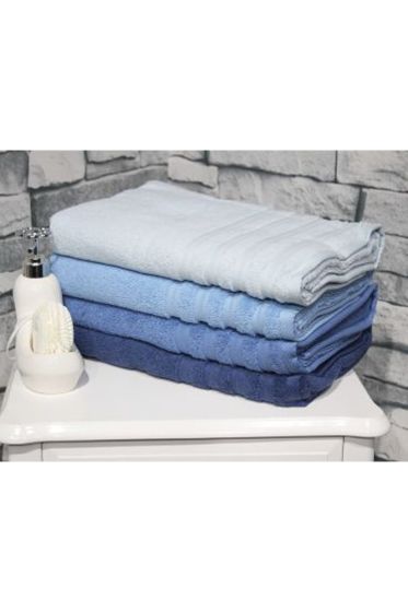 Rainbow Banyo Havlusu 70x140 Cm 4'lü Lacivert - Çeyiz Diyarı (1)