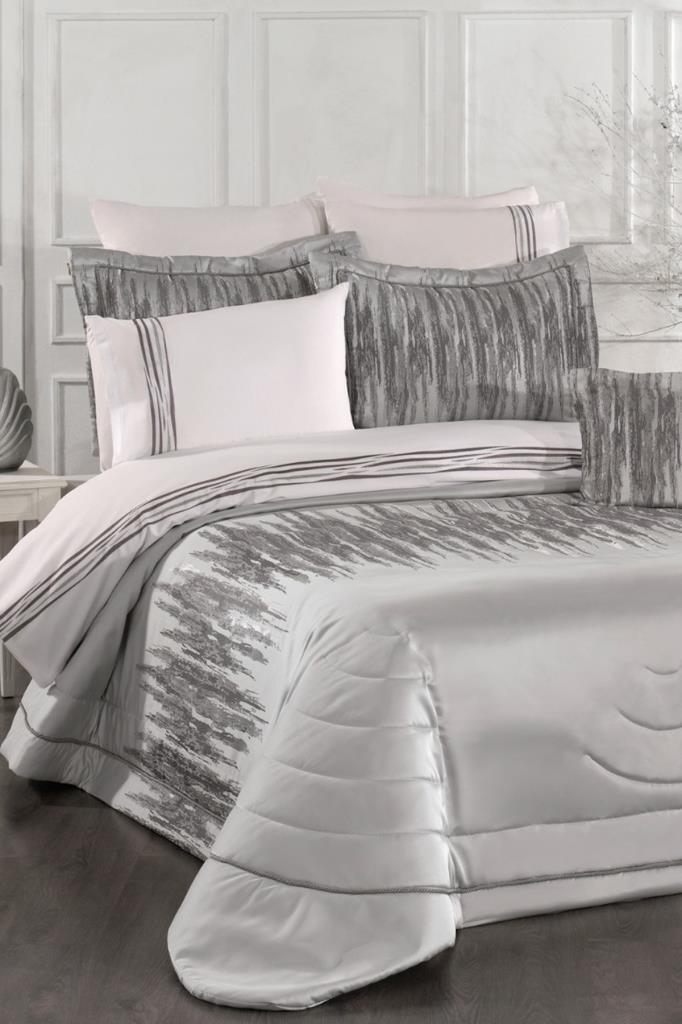 Reyes 10 Parça Çeyiz Seti Gri - 1