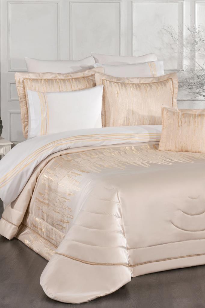 Reyes 10 Parça Çeyiz Seti Krem - 1