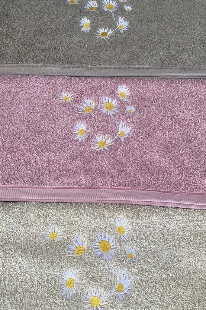 Rita Nakışlı 6 lı El Yüz Havlu Takımı - 2