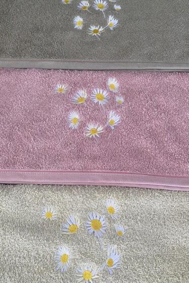 Rita Nakışlı 6 lı El Yüz Havlu Takımı - Çeyiz Diyarı (1)