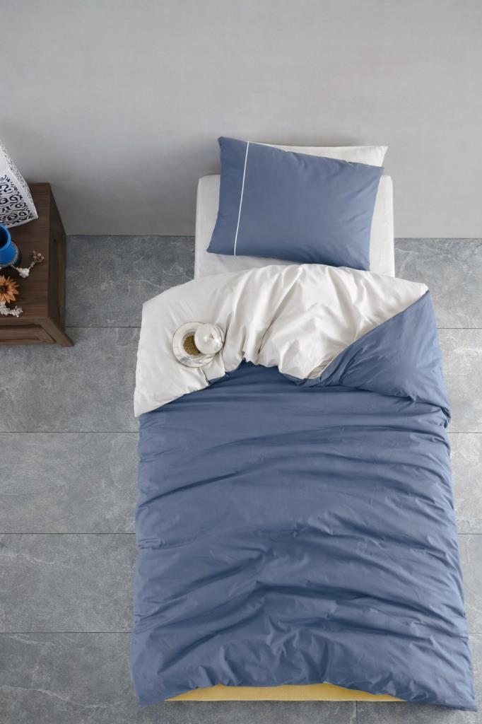 Riyad %100 Pamuklu Çift Taraflı Tek Kişilik Nevresim Takımı - 1