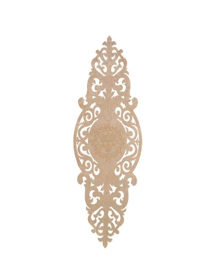 Roseart Kadife Runner Bej - Çeyiz Diyarı