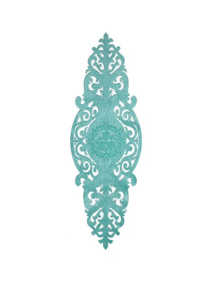 Roseart Kadife Runner Mint - Çeyiz Diyarı