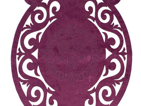 Roseart Lüx Kadife Runner Mürdüm - Çeyiz Diyarı (1)