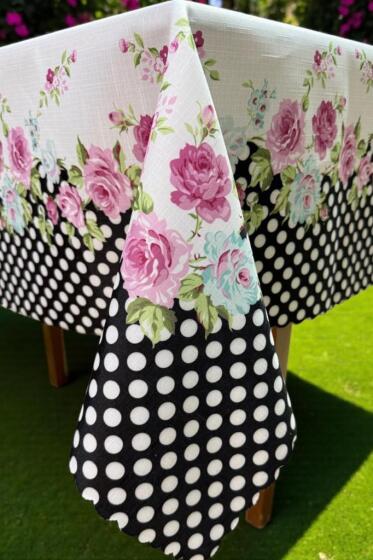 Rosella Dertsiz Masa Örtüsü 150x150 cm - Çeyiz Diyarı (1)