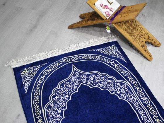 Saray Saçaklı Şönil Dokuma Seccade - Çeyiz Diyarı