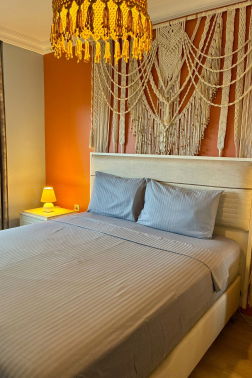 Satin Zarif Armürlü Çift Kişilik Nevresim Takımı Gri - 1