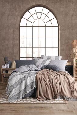 Serena Modern Gelin Seti 7 Parça Antrasit - 1