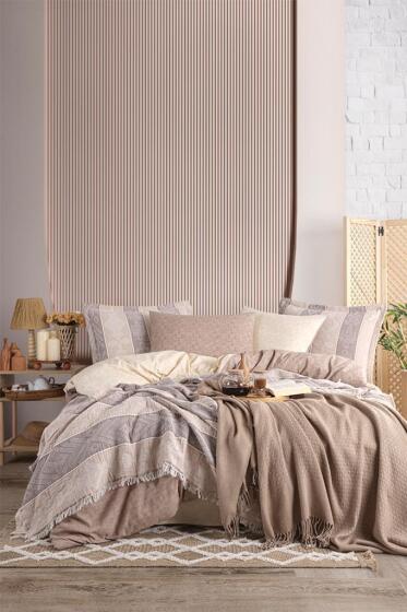 Serena Modern Gelin Seti 7 Parça Cappucino - Çeyiz Diyarı