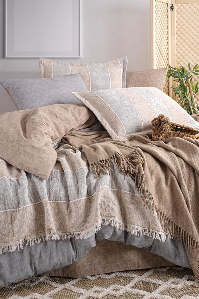 Serena Modern Gelin Seti 7 Parça Gri - 2