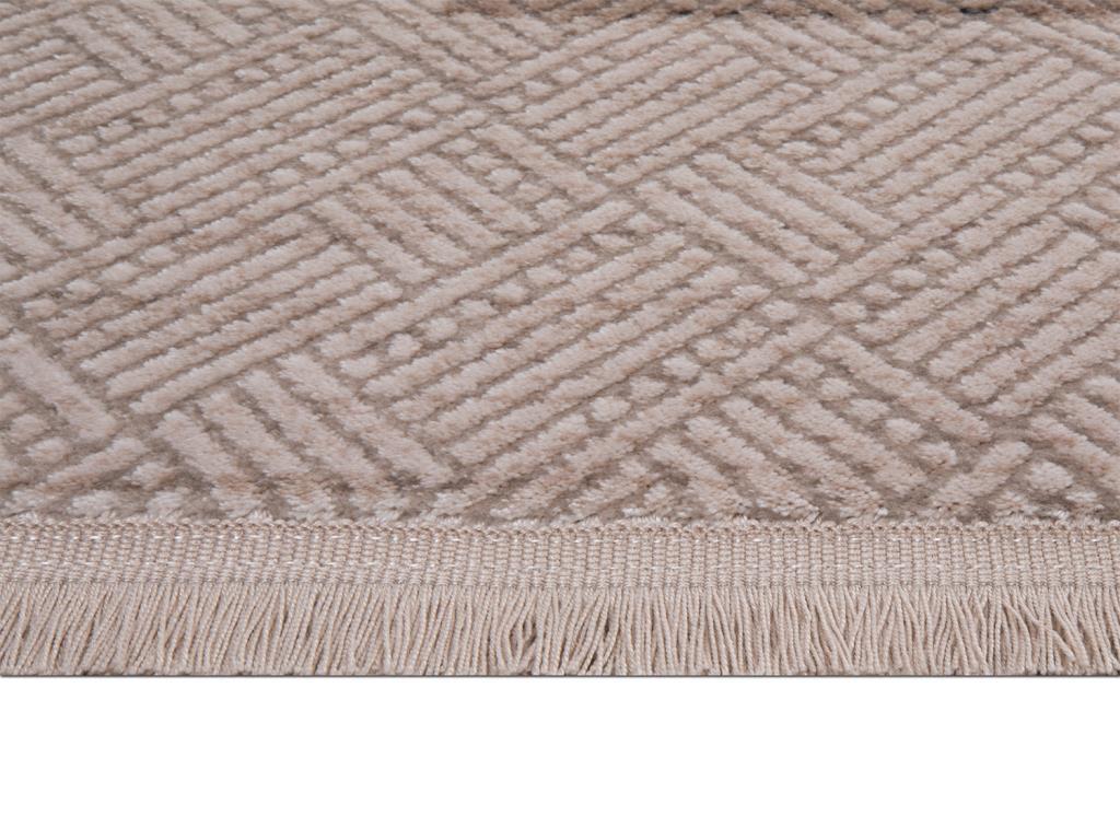 Serra Plaid Kemik Bej Dikdörtgen Halı 160x230cm - 4
