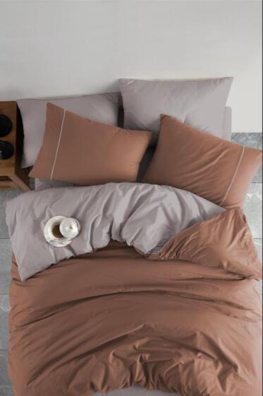 Sevilla %100 Pamuklu Çift Taraflı Çift Kişilik Nevresim Takımı - Çeyiz Diyarı