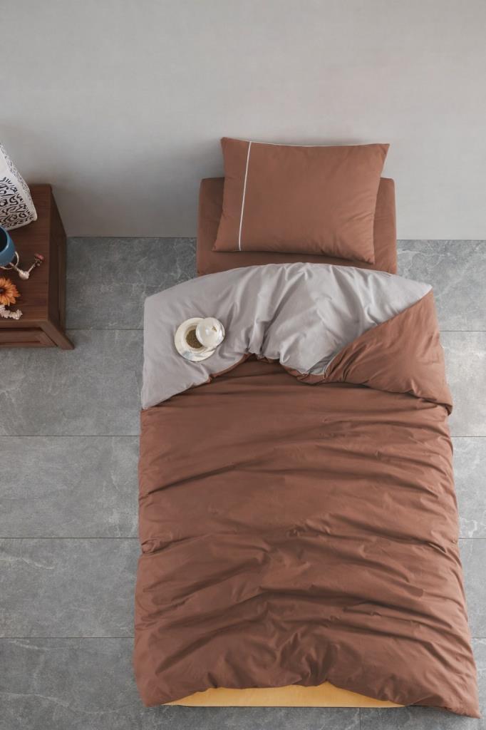 Sevilla %100 Pamuklu Çift Taraflı Tek Kişilik Nevresim Takımı - 1