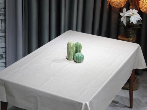 Shiney Silinebilir Dikdörtgen Masa Örtüsü Gold 140x180cm - Çeyiz Diyarı