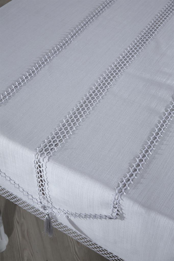 Simay Masa Örtüsü 26 Parça Gri - 6