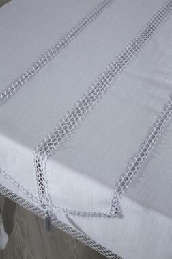 Simay Masa Örtüsü 26 Parça Gri - 6