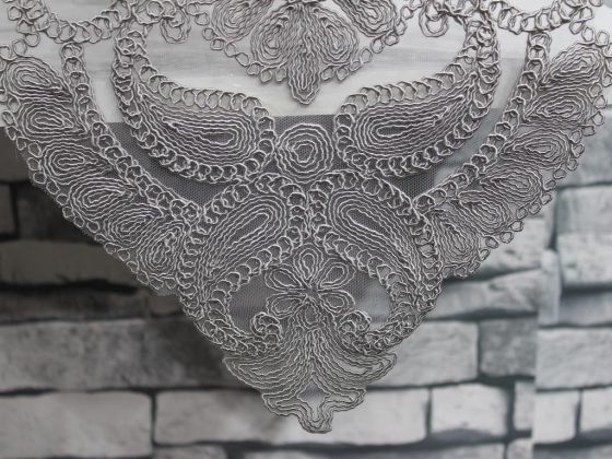 Simona Lale Desenli Yatak Odası Ve Salon Takımı 3 Parça Gri - Çeyiz Diyarı (1)