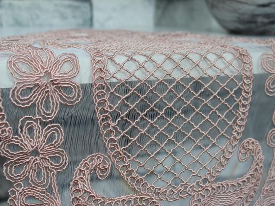 Simona Lale Desenli Yatak Odası Ve Salon Takımı 3 Parça Pudra - Çeyiz Diyarı (1)