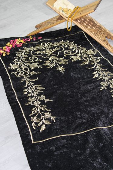 Sırma İşi Lale Desen Seccade - Çeyiz Diyarı