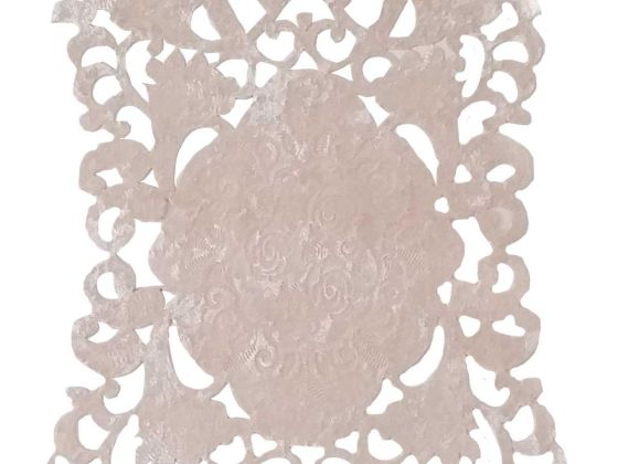 Snowdrop Lüx Kadife Runner Bej - Çeyiz Diyarı (1)