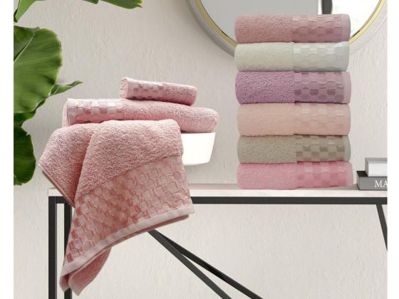 Soft Bamboo Kare El Yüz Havlusu 6'lı - Çeyiz Diyarı