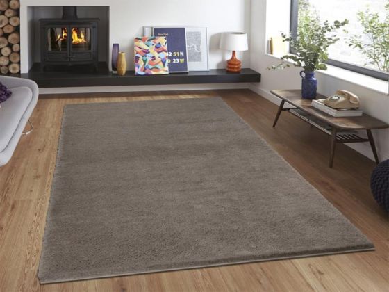 Soft Plain Bej Dikdörtgen Halı 150x230cm - Çeyiz Diyarı