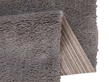 Soft Plain Gri Dikdörtgen Halı 150x230cm - 2
