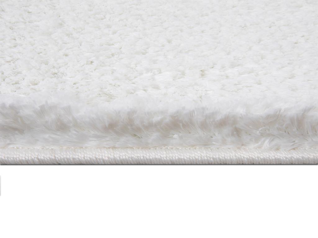 Soft Plain Optik Beyaz Dikdörtgen Halı 150x230cm - 4
