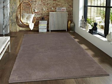 Soft Plain Vizon Dikdörtgen Halı 150x230cm - 1
