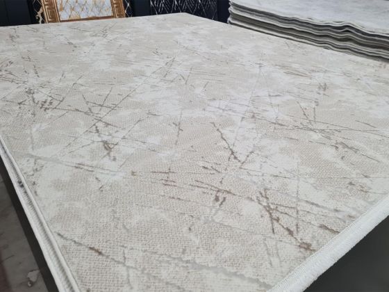 Star Mark Krem Kahve Dikdörtgen Halı 160x230cm - Çeyiz Diyarı (1)