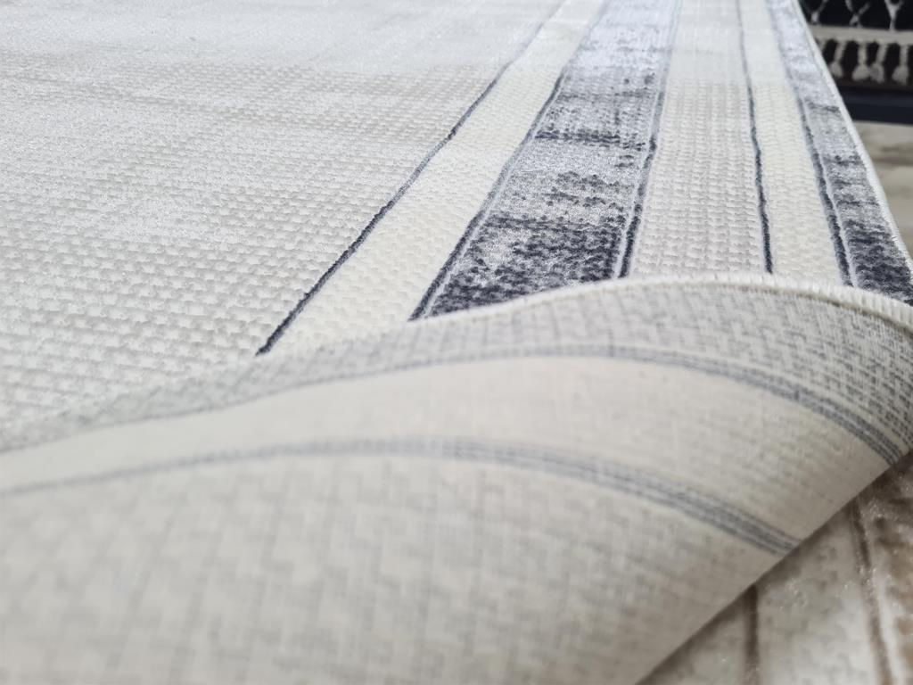 Star Oblong Krem Antrasit Dikdörtgen Halı 160x230cm - 3