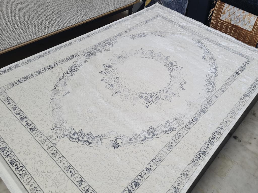 Star Payitaht Krem Antrasit Dikdörtgen Halı 160x230cm - 1
