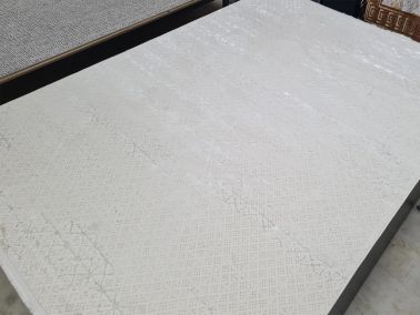 Star Point Krem Krem Dikdörtgen Halı 160x230cm - 1