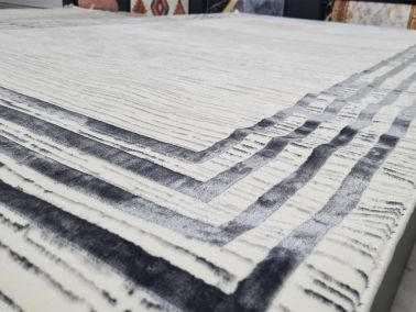 Star Versage Krem Antrasit Dikdörtgen Halı 160x230cm - 2